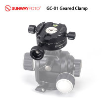 SUNWAYFOTO GC-01 Geared Clamp for GH-PRO II with Arca QR Quick Release Plate for Tripod head for DSLR Camera