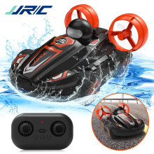 JJRC Q86 2.4G 2 IN 1 Amphibious Drift Car Remote Control Hovercraft Speed Boat RC Stunt Car for Kid Boys Model Outdoor Toys