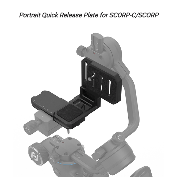 FeiyuTech Portrait Quick Release Plate Holder the Vertical Mounting of Canon Sony Nikon Camera for SCORP-C/SCORP