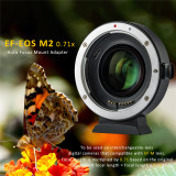 Viltrox EF-EOS M2 AF Auto-focus EXIF 0.71X Reduce Speed Booster Lens Adapter Turbo for Canon EF lens to EOS M5 M6 M50 Camera