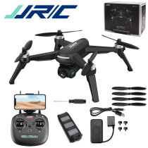 Brushless Drone with 2K FHD Camera Video, JJRC JJPRO X5 5G WiFi FPV GPS Drone for Adults, 30km/h 20 mins Flight Time Quadcopter