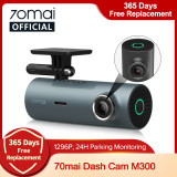 70mai Dash Cam M300 Car DVR 1296P Night Vision 70mai M300 Dash Camera Recorder 24H Parking Mode WIFI & App Control