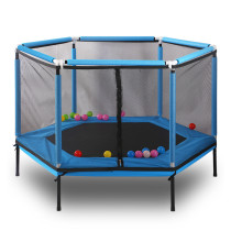 2566 Household Jumping Bounce Bed Protecting Net Equipped Indoor Children's Trampoline Bouncing Bed Interactive Games Fitness