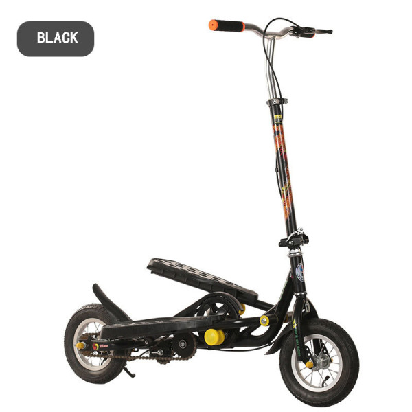 Folding Pedal Scooter Bi-wing Bicycle Leisure Fitness Two-wheeled Walking Balance Scooter Outdoor Fitness Equipment Exercise XJ