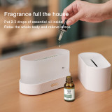 Flame Air Humidifier Home Office Diffuser Essential Oil Air Freshener Sooth Sleep Atomizer Humidifier 180ML Humificador Purifier