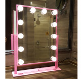 Hollywood Mirror 12x3W Dimmable LED lights Touch  Vanity Makeup Mirror with Lights Tabletop Lighted Cosmetic Mirror 35cmX50cm