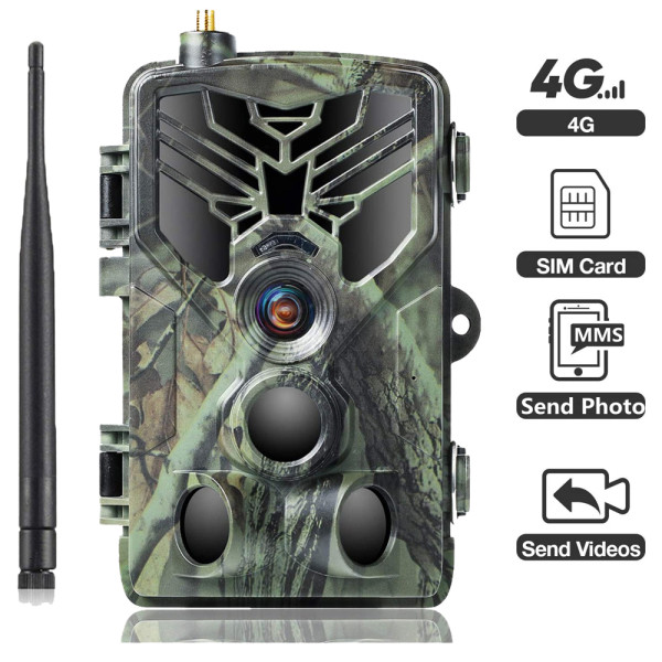 APP 4G Live Broadcast Trail Camera Cloud Service 4K Wildlife Hunting Cameras Cellular Mobile Wireless Surveillance HC810PRO 30MP