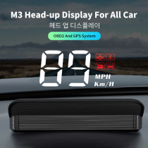 M3 HUD Car Head Up Display OBD2 Speedometer Monitor On Board Computer Windshield Projector Digital Electronic Auto Accessories