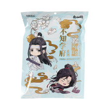 6PCS/Set Anime Grandmaster of Demonic Cultivation Stationery Bag Mo Dao Zu Shi Gift Bag Pen Notepad Sticker