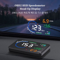 A8 HUD OBD2 Head Up Display Digital Speedometer Windshield Speed Projector With Speeding Water Temp RPM Alarm Clear Fault Codes
