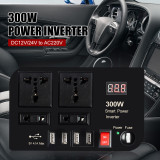 Car Charger Converter Power Inverter DC 12V To AC 220V Fast Charging Sine Wave Inverter Socket Cigarette Lighter Plug Power