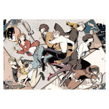 Anime Bungou Stray Dogs illustration Collection Book by Harukawa Sango Official Comic Book Postcard Sticker Gift