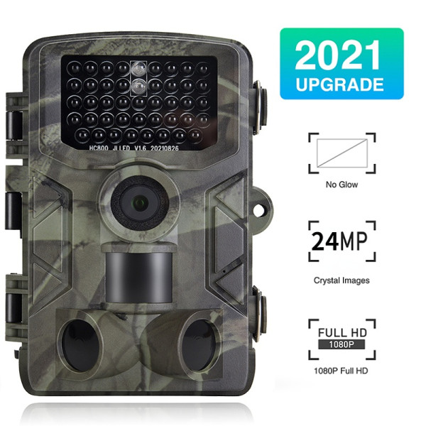Outdoor Wildlife Trail Camera Hunting HD 24MP 2.7K 940NM Waterproof IR Night Vision PhotoTraps Tracking Cam Surveillance