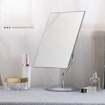 NEW Desk Makeup Mirror with Stand, Non-Magnifying Elegant Frameless Beveled Edges Design Cosmetic mirror