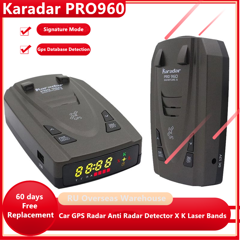 Karadar Pro960 Radar Detector Russia Antiradar Signature Radar