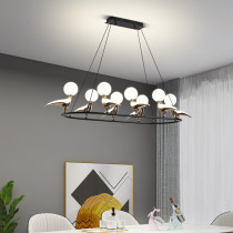 Magpie creative restaurant chandelier 2022 new light luxury minimalist personality designer bedroom restaurant bar chandelier