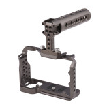PULUZ Camera Cage Top Handle Grip Side Handle Grip Set Metal Camera Cage Multifunctional Top Handle Grip for Sony A7C 7SM2