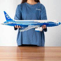 Airline The Boeing 787 Dreamliner Building Blocks Creative City Airplane Passenger Plane Transport Plane Bricks Toys For Kids