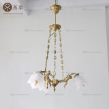 Retro style chandelier brass angel shape chandelier restaurant bar bedroom entrance chandelier