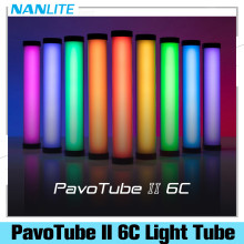 Nanguang Nanlite PavoTube II 6C LED RGB Light Tube Portable Handheld Photography Lighting Stick CCT Mode Photos Video Soft Light