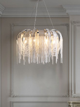 Tassel chandelier light luxury post-modern chandelier living room dining bedroom designer lamp