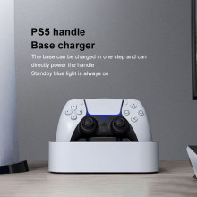Dual USB Type-C Fast Charger Stand Gamepad Wireless Controller Charging Cradle Dock Station for DualSense/PS5 for Play Station 5