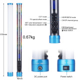 SOKANI X25 RGB LED Light Handheld Tube Stick Colorful Lamp LED Video Light APP Remote Control for Photography Video Lighting