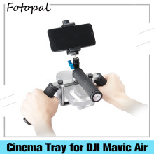 Fotopal Cinema Tray Metal Dual Handheld Gimbal Camera Stabilizer Bracket Kit For DJI Mavic Air Camera SmartPhone Mobile