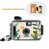 HD Colour Film Camera Non-Disposable Retro Film Machine Manual Reusable Film Camera With Flash Function Support 35MM Film