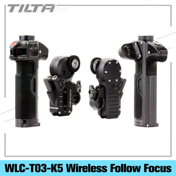 TILTA Wireless Lens Control System Partial Kit V Tilta Nucleus-M Follow Focus-WLC-T03-K5 with Battery