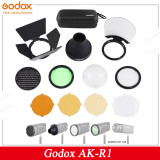Godox AK R1 Accessory Kit for AK-R1 H200R AD200 V1 Barn Door, Snoot, Color Filter, Reflector, Honeycomb, Diffuser Ball Kits
