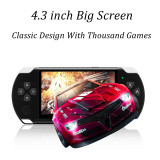 X6 Retro Video Game Console Player Handheld Gaming 5000+Classic Games 4.3inch Portable Game Players Mini Arcade Videogames
