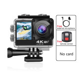 Action Camera 4K60FPS 20MP EIS 2.0 Dual Screen Touch LCD WiFi Waterproof Remote Control 1080P 60FPS 4X Zoom Sports Cam surfing