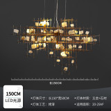 Postmodern creative chandelier personality model room restaurant bar study desk light luxury chandelier