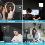 Sokani P25 Panel LED Fill Light Professional Studio Video Light For E-sports live Record Videos Video Calls Zoom Meetings Lamp