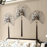 metal wall decorations flower living room wall ornament Chinese Modern Creative sofa TV background 3d hanging luxury wall decor