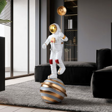 Creative Spaceman Statue Home Living Room Large Floor Resin Craft Model Decoration Decoration Astronaut Sculpture Art Gift