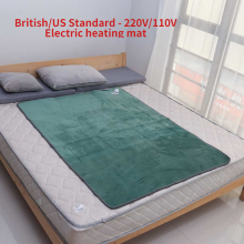 Electric Blanket 110V/220V Warm Bed Heater Thermostat Electric Bed Warmer Pad Soft heated blanket  Warmer Heater Security Carpet