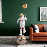 Creative Spaceman Statue Home Living Room Large Floor Resin Craft Model Decoration Decoration Astronaut Sculpture Art Gift