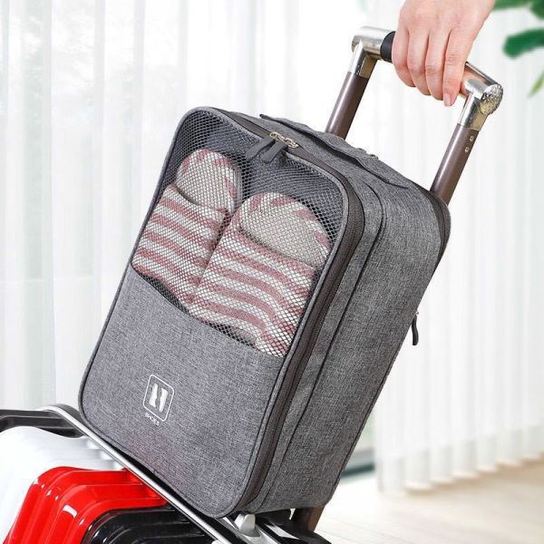 2022 Portable Shoe Bag for Travel Waterproof Storage Organizer Fashion Luggage Suitcase Organizers Travel Shoes Storage Bag