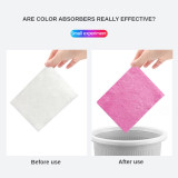25Pcs Anti-Staining Clothes Laundry Paper Anti-String Mixing Color Absorption Film Washing Machine Laundry Tablets Home Cleaning