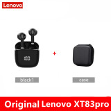Lenovo XT83 Pro Wireless Bluetooth 5.1 Headphones LED Display Bluetooth Earphones with Dual Mics Touch Control Headsets Earbuds