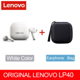 Original Lenovo lp40 pro Bluetooth Earphone 5.0 Immersive Sound  TWS With Microphone Touch Control For Long Standby Time Motion