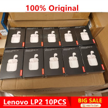 Original Lenovo LP2 10PCS Wireless Earbuds Touch Control Bluetooth Earphones Stereo HD Talking With Mic Wireless Headphones