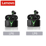 Lenovo LP6 TWS Earphone Wireless Bluetooth V5.0 Sport Headphones Gaming Headse:No-Delay, in-Ear Sports, Universal Apple Android