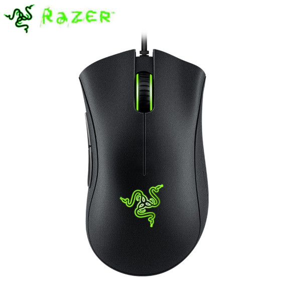 Razer DeathAdder Essential Wired Gaming Mouse 6400DPI Optical Sensor 5 Independently Programmable Buttons Ergonomic Design Mice