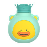 Silicone Hot Water Bottle Injection Hot Compress Warm Baby Cute Hand Warmer Cartoon Microwave Heating Hot Water Bag