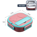 Stainless Steel Children's Lunch Box Fruit Box High-value Student Special 3-grid  Kids Portable Food Container Storage Bento Box