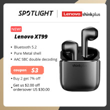 New Original Lenovo XT99 Headphone Bluetooth 5.2 TWS Wireless Earbuds Stereo Sports Earhook Earphone With Dual HD Microphone