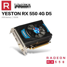 Yeston RX550 4G D5 Graphics Card Gaming Graphic Card with 4GB/GDDR5/128bit Memory 1183MHz/6000MHz DP+HD+DVI-D Output Ports